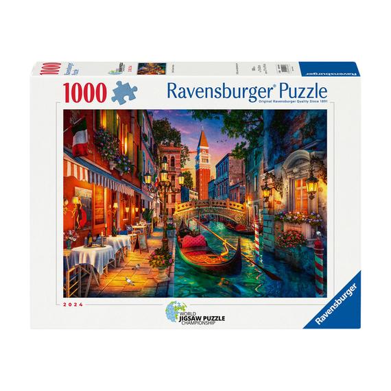 Puzzle 1000 db - Velence, hajókázás (76061)
