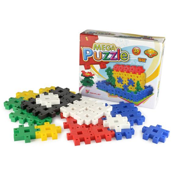Mega Puzzle műanyag 36 darabos építőjáték (79033)