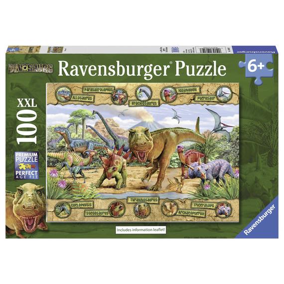 Ravensburger: Puzzle 100 db - Dinoszauroszok (79274)