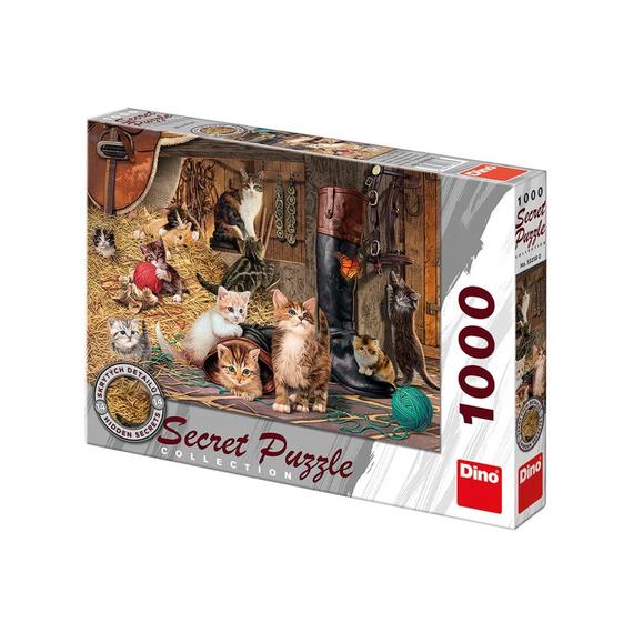 Cicák 1000 darabos titkos puzzle (80153)
