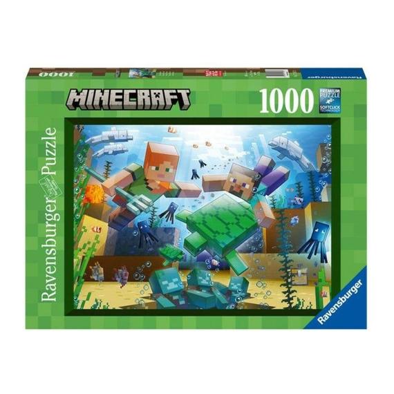 Ravensburger Puzzle 1000 db - Minecraft Mosaic (85133)