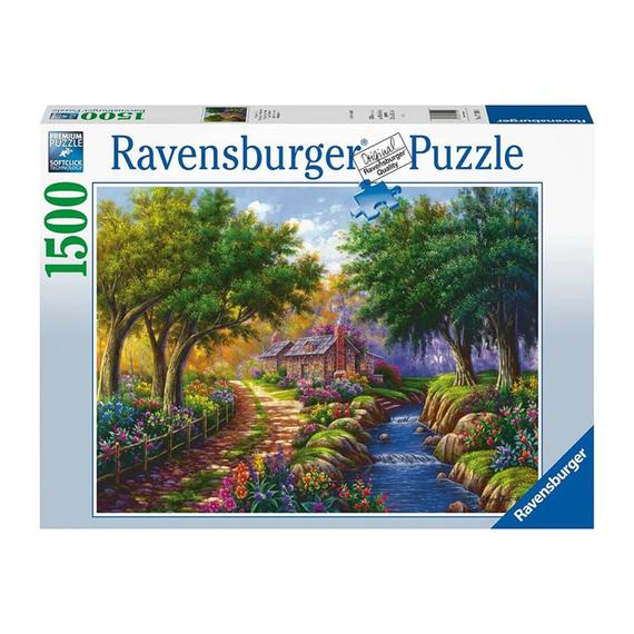 Ravensburger Puzzle 1500 db - Ház a folyónál (86797)