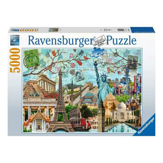 Ravensburger Puzzle 5000 db - Nagyvárosi kollázs (86839)