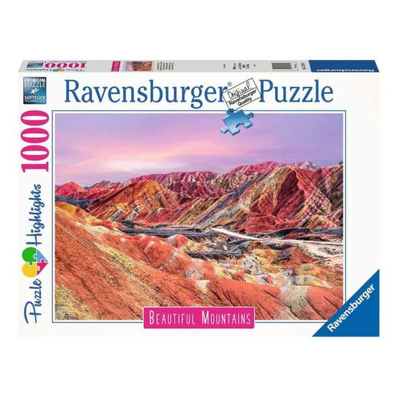 Ravensburger Puzzle 1000 db - Regenbogenberge (93717)