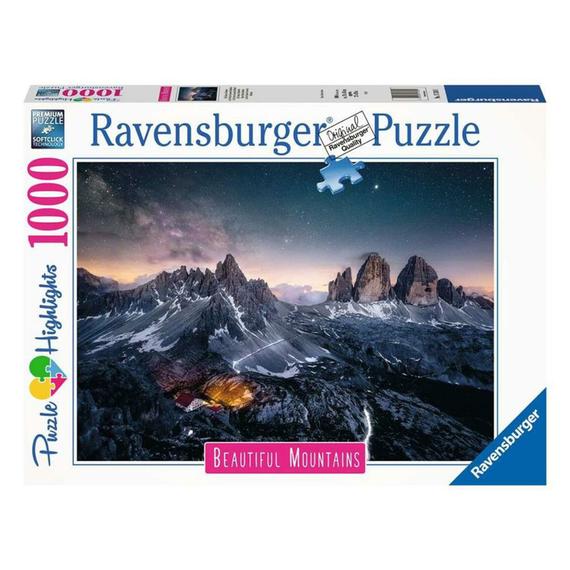 Ravensburger Puzzle 1000 db - Drei Zinnen, Dolomitok (93726)