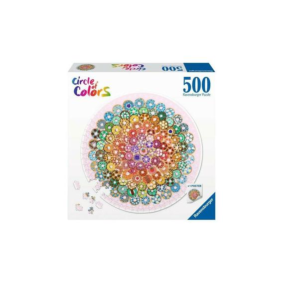 Ravensburger Puzzle kör 500 db - Fánkok (93730)