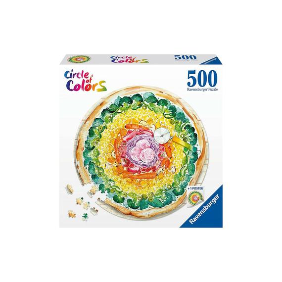 Ravensburger Puzzle kör 500 db - Pizza (93738)