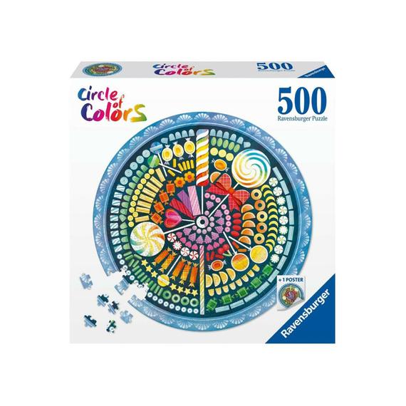 Ravensburger Puzzle kör 500 db - Cukorka (93804)
