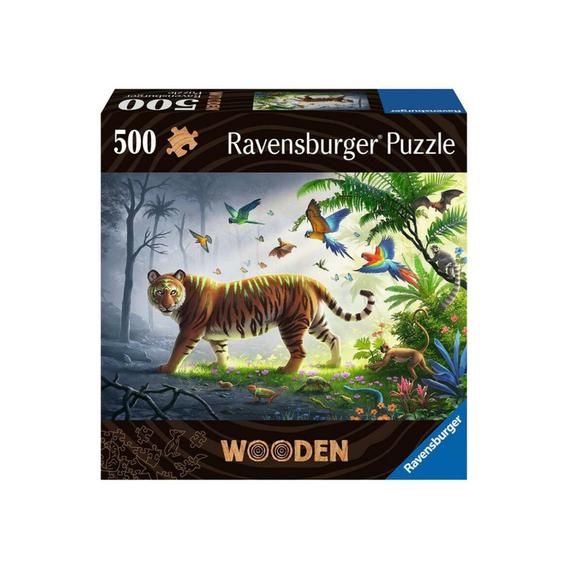 Puzzle 500 db - Tigris a dzsungelban (93938)