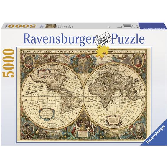 Ravensburger Puzzle 5000 db - Történelmi világtérkép (96416)