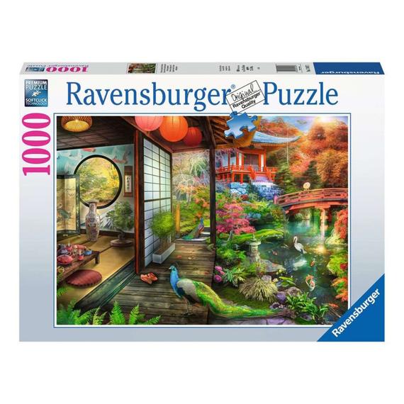 Ravensburger Puzzle 1000 db - Japán kert, teaház (99946)