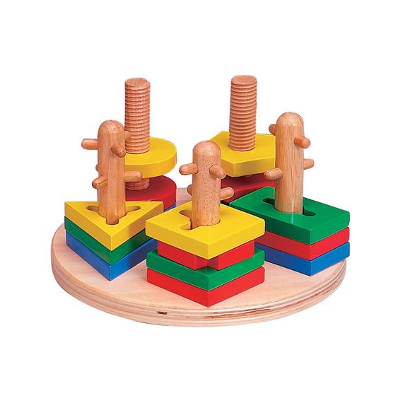 Fa tekerős formakirakó (10184)