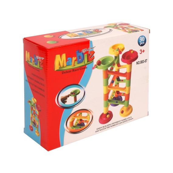 Marble 30 darabos műanyag golyópálya (10293)