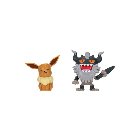 Pokémon figura csomag - Perrserker & Eevee 5 cm (15295)