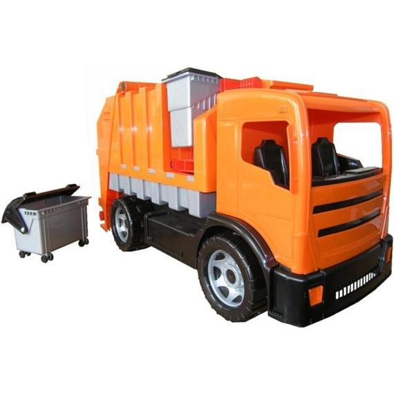 Műanyag kukás autó - 72 cm (16290)