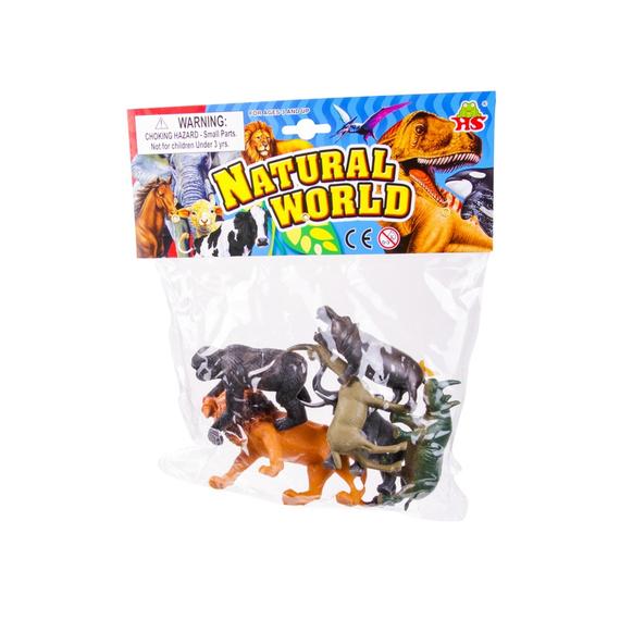 Műanyag vadállat 6 darabos készlet (20037)