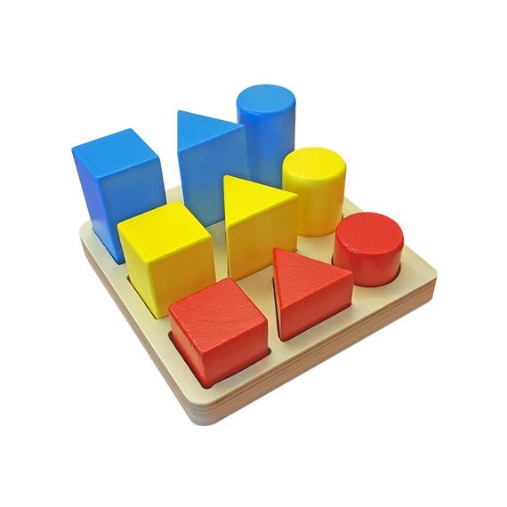 Színek és formák fa kirakó (24803)