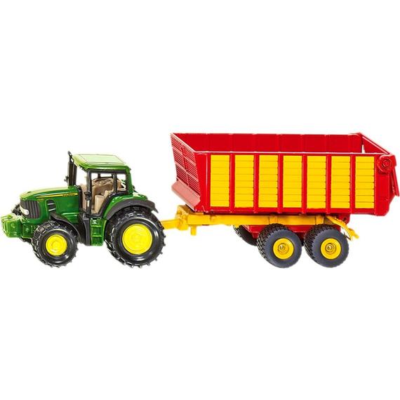 SIKU John Deere traktor pótkocsival 1:55 - 1650 (27859)