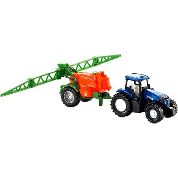SIKU New Holland traktor - utánfutó 1:87 - 1668 (27868)