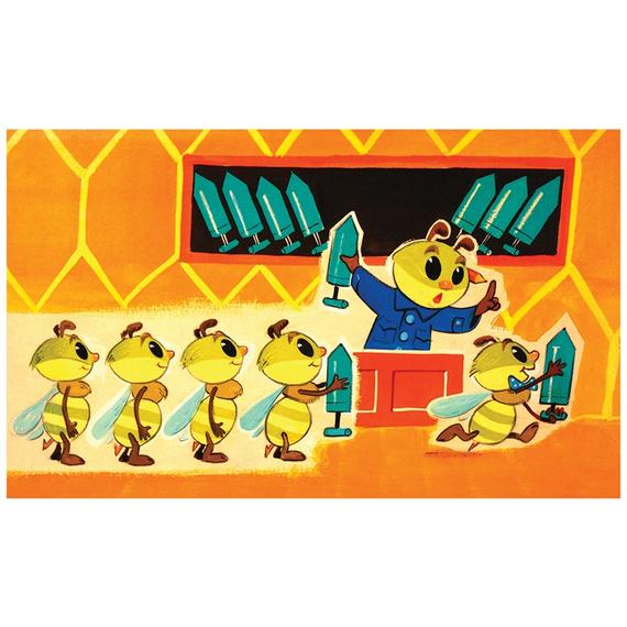 A telhetetlen méhecske diafilm 34101403 (34119)