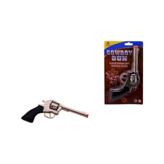 Cowboy patronos pisztoly - 21 cm (35945)