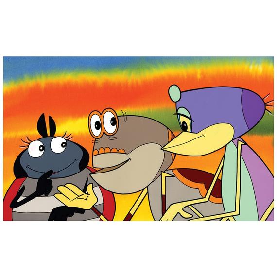 Vizipók-csodapók IV. felhő a tó felett diafilm 34100291 (36293)