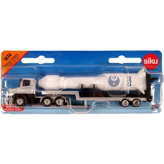 SIKU kamion rakétás utánfutóval 1:87 - 1614 (39352)