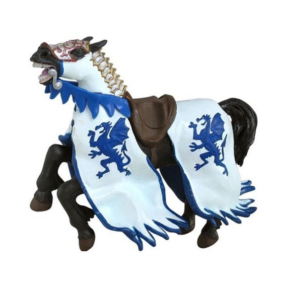 Papo kék sárkány pajzsos katonaló 39389 (40581)