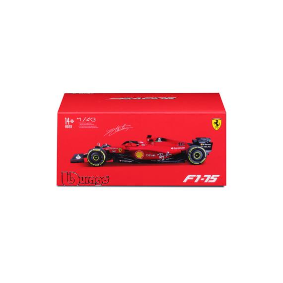 Bburago 1 /43 Ferrari versenyautó - F1-75(sisakkal)