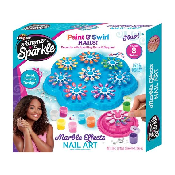 Shimmer and Sparkle Márványos körmök (45573)