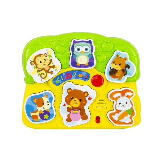 Winfun: Fények és hangok állatos puzzle bébijáték (45982)