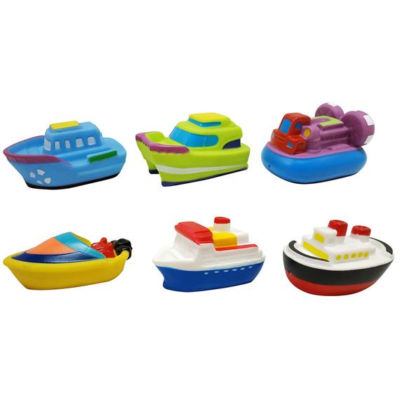 Műanyag hajók, 6 db (48789)