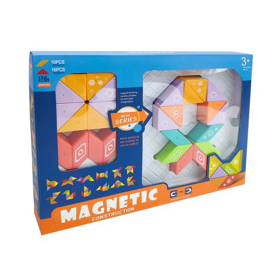 Mágneses építőjáték 26 db (52448)