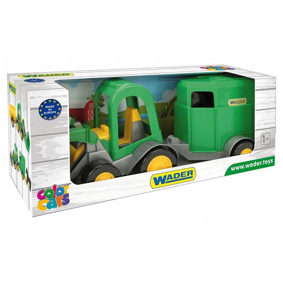 Wader buggy autó lószállító utánfutóval