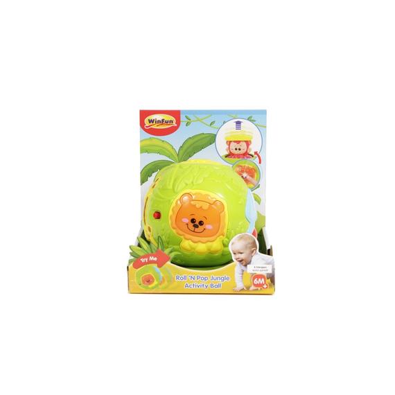 Világító dzsungel labda bébijáték (57376)