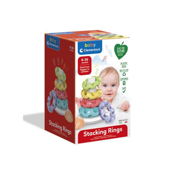 Baby Clementoni Gyűrűs Építőtorony (57456)