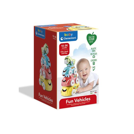 Baby Clementoni Egymásba Rejthető Járművek (57457)