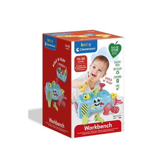 Baby Clementoni Szerszámos Láda, Formaillesztő (57459)