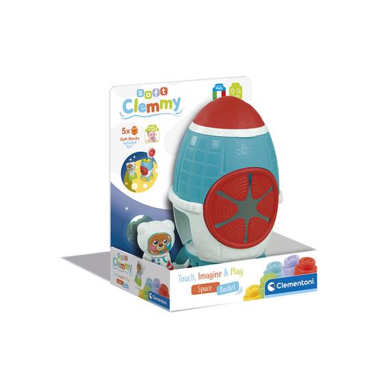 Clemmy érzékelést fejlesztő rakétás tároló puha építőkockákkal (57461)