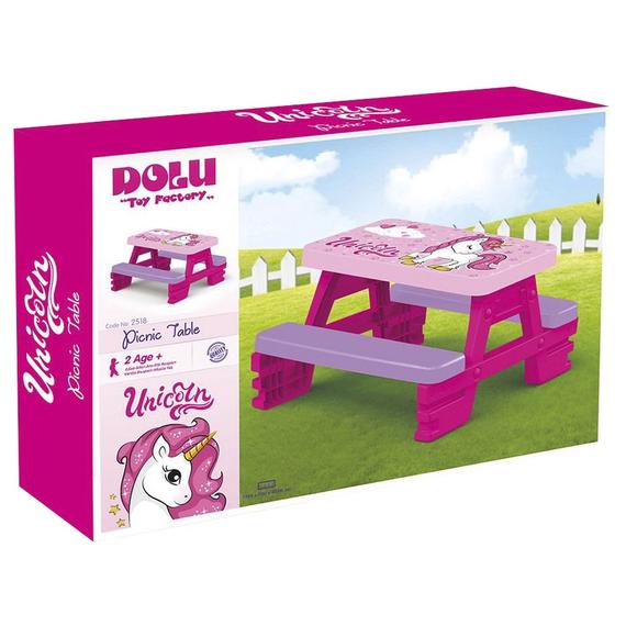 Piknik asztal paddal unikornisos (59280)