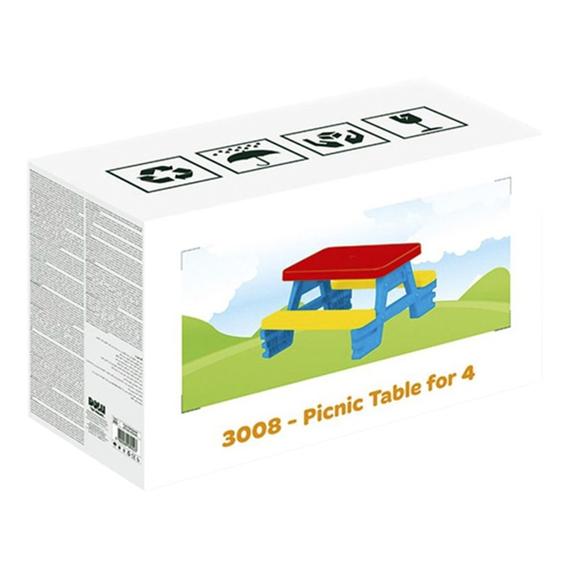 Piknik asztal 4 személyes (59313)