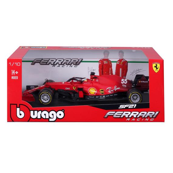 Bburago 1 /18 versenyautó - Ferrari, 2021-es szezon autó (62329)