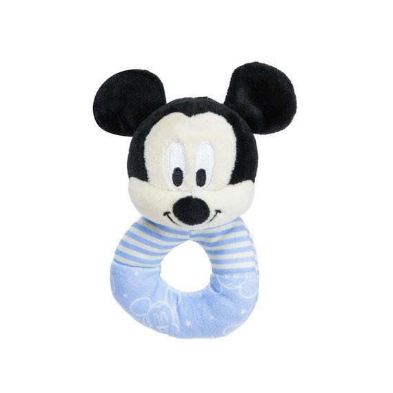Disney: Mickey egér plüss csörgő bébijáték - 16 cm (62955)