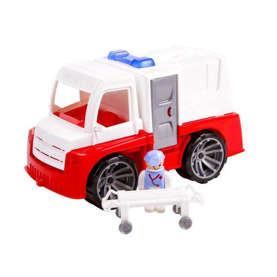 LENA: Műanyag mentő teherautó - 28 cm (65947)