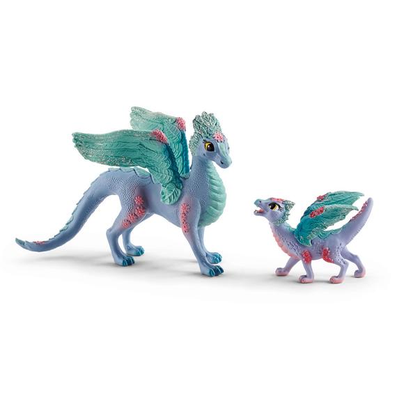 Schleich Virágos sárkánymama és sárkánygyerek (65982)