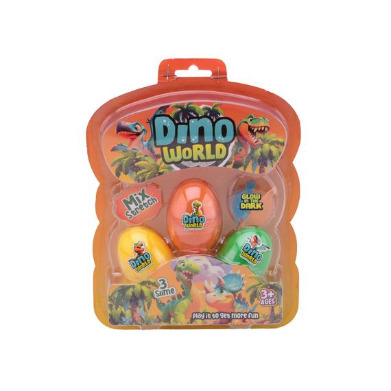 Sötétben világító dino figura tojásban (6791)