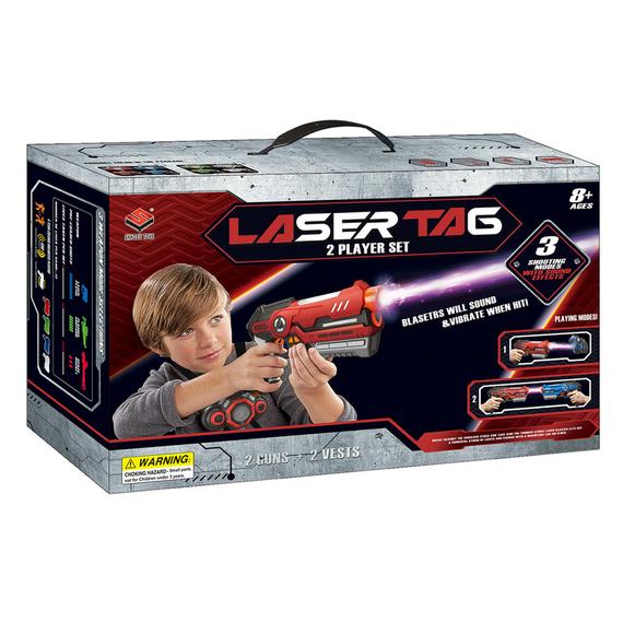 Lézerpisztoly és érzékelő tábla szett 2 játékos részére (68623)