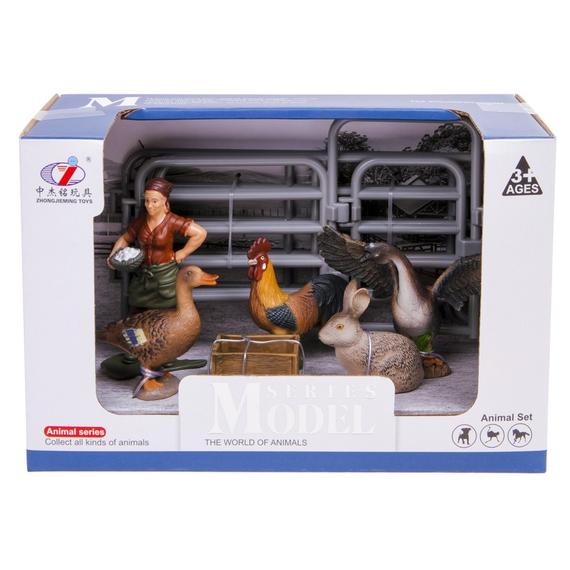 Háziállat játékszett, 3 féle (69066)