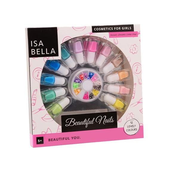 IsaBella - 12 db körömlakk, 12 féle díszítéssel (69148)