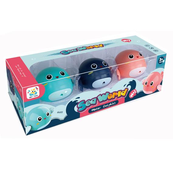 Felhúzható delfinek 3 db /csomag (70971)